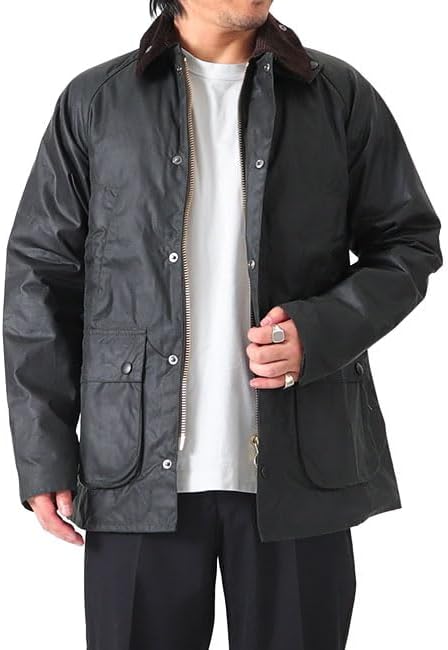 Amazon | [バブアー] SL BEDALE WAX スリムフィット ビデイル オイルド